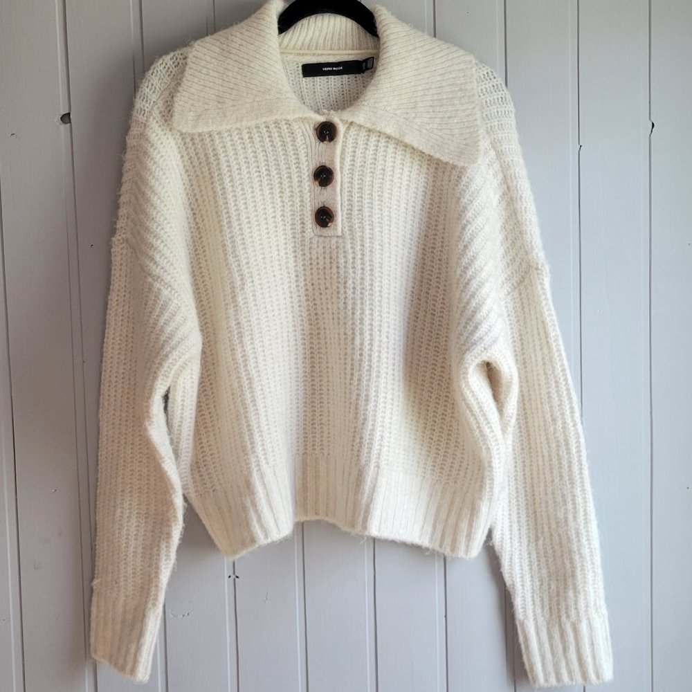 VERO MODA Soft Henley Knit